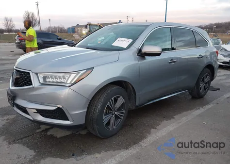 2017 Acura Mdx z USA, uszkodzony, nr VIN 5J8YD4H31HL001134
